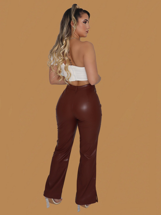 TURKEY DAY LEATHER PANTS