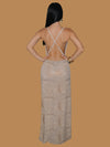 LEOPARD PRINT DRAPE MAXI DRESS