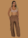 NUDE VIBE LINEN CARGO PANT