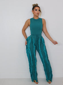  FRINGE PANT SET - FINAL SALE