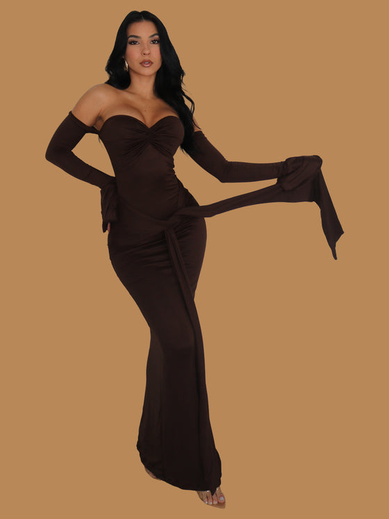 ESPRESSO OBSESSION MAXI DRESS