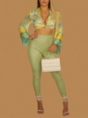SAGE LEATHER LEGGING