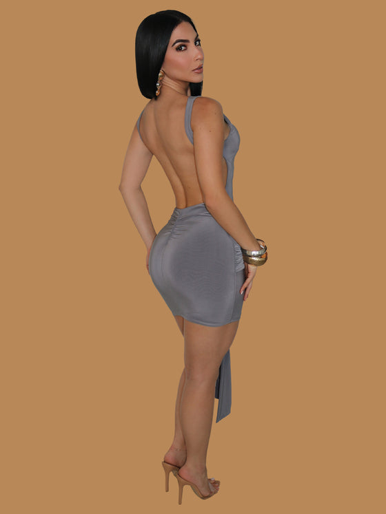 STEEL ALLURE MINI DRESS