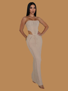  SUMMER KNIT CROCHET MAXI SKIRT SET