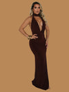 DINNER DATE DRAPE MAXI DRESS