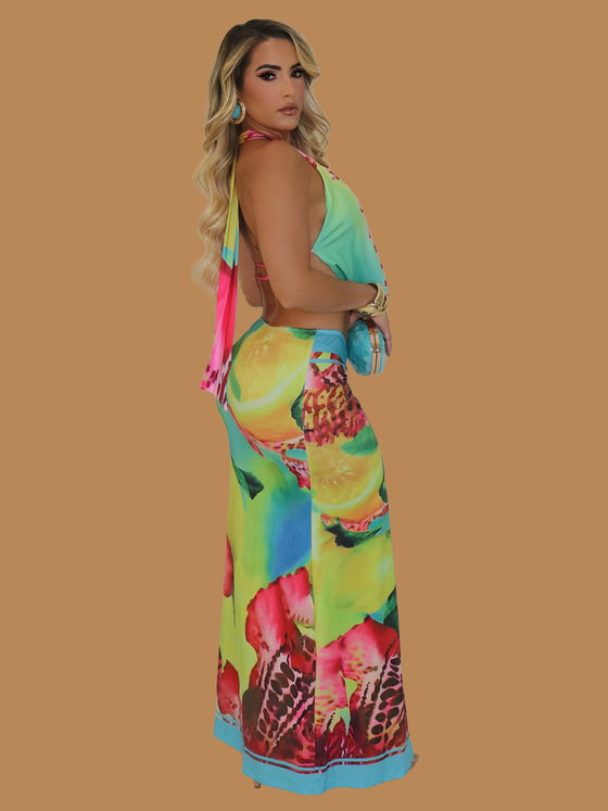 ISLAND ENERGY MAXI SKIRT SET