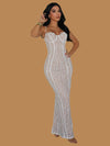 LUXE LACE CORSET MAXI DRESS