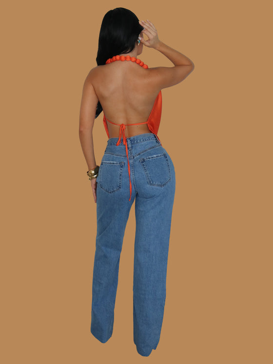 PERFECT FIT WIDE LEG JEAN