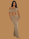 GOLDEN ERA MAXI SKIRT SET