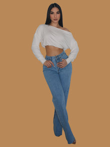  SOFT RIBBED OFF-SHOULDER TOP