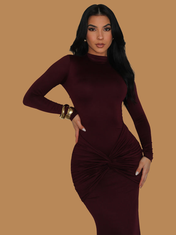 WINE AFFAIR MAXI DRESS