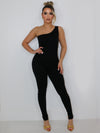 STRETCHY RIBBED JUMPSUIT - FINAL SALE