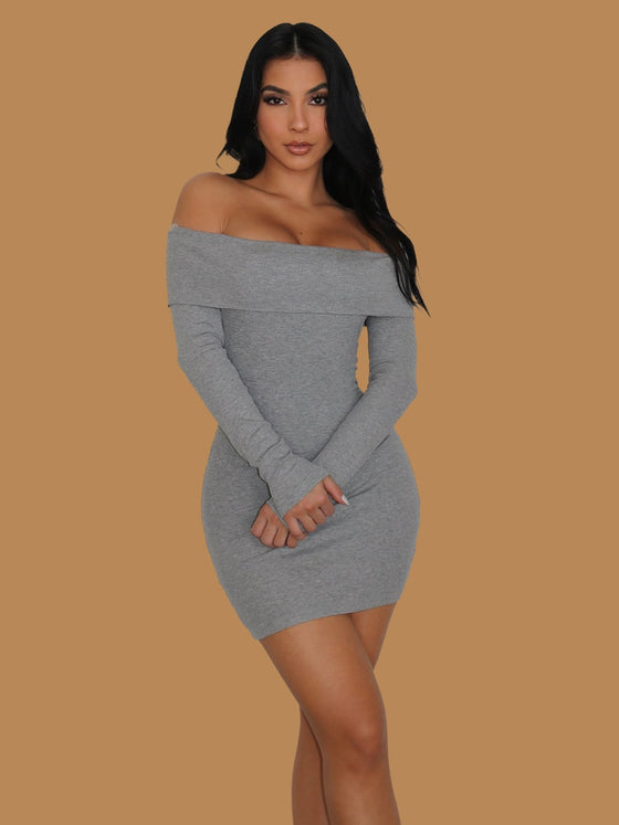 COZY TOUCH MINI DRESS