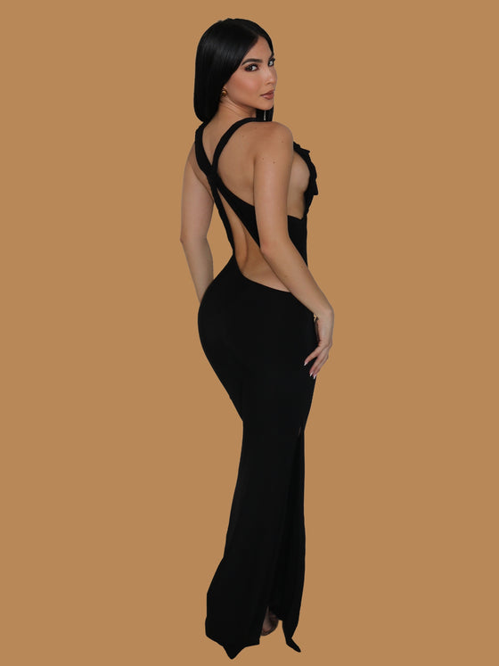 BACK TO BLACK MAXI DRESS