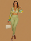SAGE LEATHER LEGGING