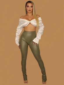  BEST FIT FAUX LEATHER PANT