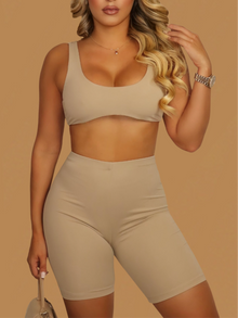  PERFECT FIT BIKER SHORT SET