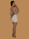 HIGH WAIST MESH MINI SKIRT