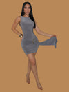 STEEL ALLURE MINI DRESS