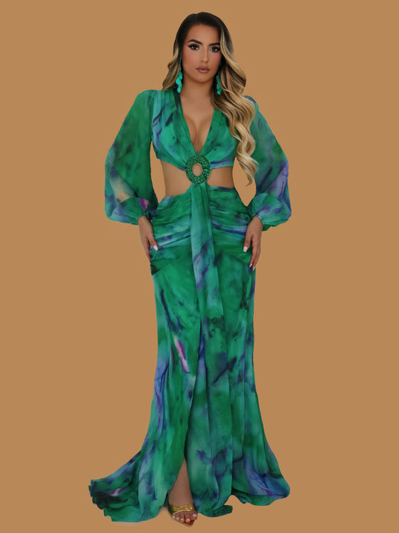 PARADISE AWAITS MAXI DRESS