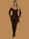 CHOCOLATE LONG SLEEVE PANT SET