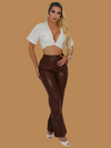 TURKEY DAY LEATHER PANTS