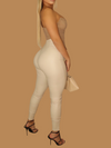 IT GIRL FAUX LEATHER LEGGING CREAM