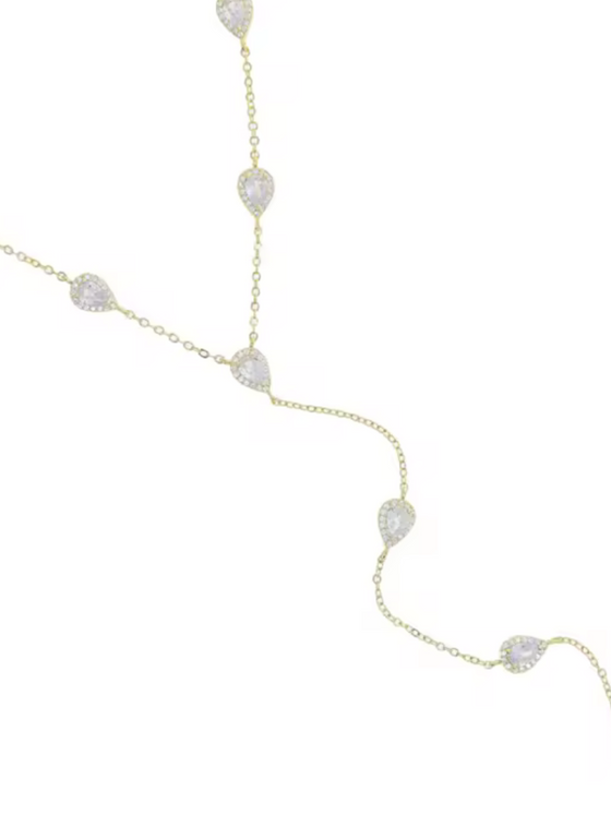 STONE GOLD NECKLACE