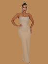 DIAMONDS DANCING BANDAGE MAXI DRESS