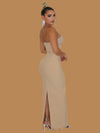 DIAMONDS DANCING BANDAGE MAXI DRESS