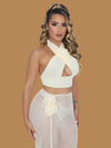 PRETTY IN CROCHET COVER UP SKIRT SET