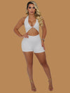 NOT SO BASIC ROMPER WHITE