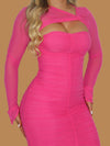 GALENTINE MESH DRESS